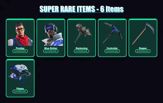 [PC/XBOX] | Prodigy | Blue Striker | Catalyst | Calamity | Fusion | 174 skin | 193 pickaxe | 144 emote | 153 glider | Lv2078