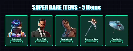 [PS4/PS5/XBOX/PC] | Astro Jack | John Wick | Travis Scott | Kymera | Spectra Knight | 217 skin | 245 pickaxe | 204 emote | 148 glider | Lv1927
