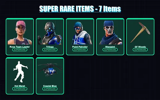 [PC/XBOX/PSN] | Rose Team Leader | Trilogy | Point Patroller | Warpaint | Rox | 68 skin | 46 pickaxe | 79 emote | 54 glider | Lv775 — Game account