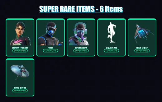 [PS4/PS5/XBOX/PC] | Trinity Trooper | Fixer | Breakpoint | Predator | Raz | 81 skin | 124 pickaxe | 85 emote | 105 glider | Lv2446