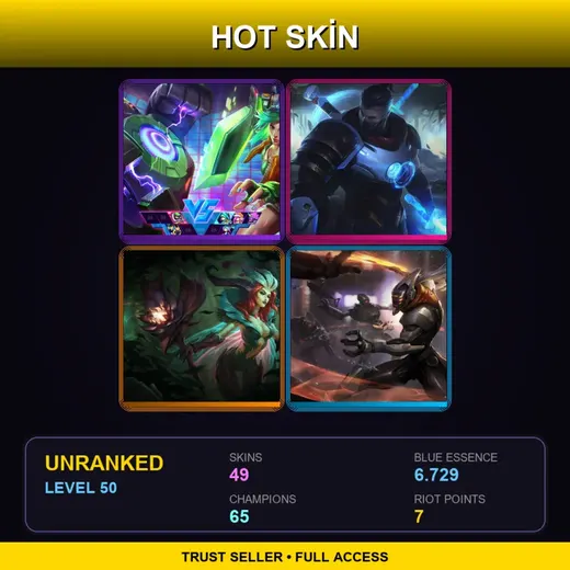 SG | Elderwood LeBlanc | PROJECT: Yi | Star Guardian Poppy | Blood Moon Akali | 49 Skin | 65 Champ | Lv50