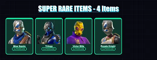 [PC/XBOX/PSN] | Blue Squire | Trilogy | Victor Elite | Royale Knight | Deadpool | 40 skin | 27 pickaxe | 44 emote | 23 glider | Lv453