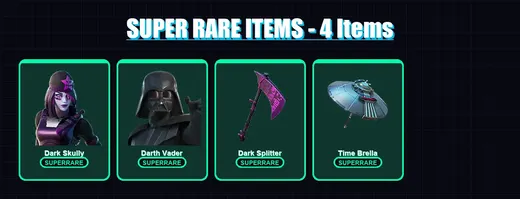[PC/PSN] | Dark Skully | Darth Vader | Malik | Hades | Krampus | 345 skin | 390 pickaxe | 277 emote | 236 glider | Lv3454
