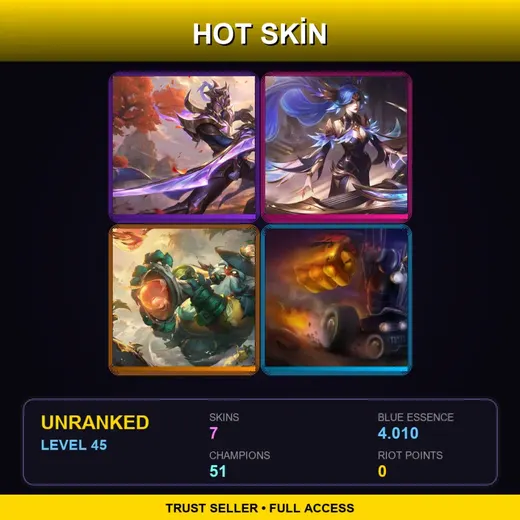 EUW | Victorious Master Yi | Victorious Sona | Shan Hai Scrolls Bard | Piltover Customs Blitzcrank | 7 Skin | 51 Champ | Lv45 — Iblitzcrank
