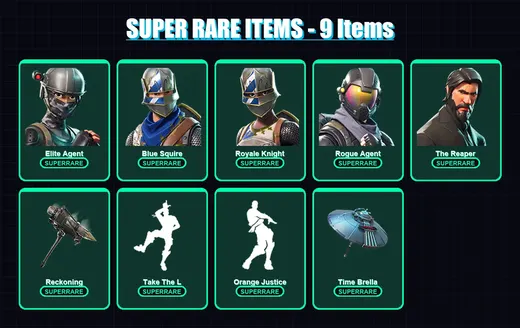 [PC/XBOX] | Elite Agent | Blue Squire | Royale Knight | Rogue Agent | The Reaper | 92 skin | 147 pickaxe | 121 emote | 135 glider | Lv2899