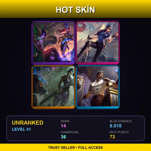 EUW | Lunar Wraith Caitlyn | Officer Caitlyn | Arcane Enforcer Caitlyn | Arcane Inventor Jayce | 14 Skin | 36 Champ | Lv41 — Arcane Inventor Jayce