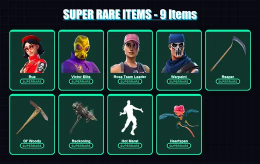 [PC/XBOX/PSN] | Rue | Victor Elite | Rose Team Leader | Warpaint | Deadpool | 219 skin | 206 pickaxe | 177 emote | 164 glider | Lv2845