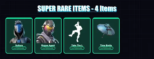 [PS4/PS5/XBOX/PC] | Sultura | Rogue Agent | Dark Voyager | Moonwalker | Mission Specialist | 6 skin | 7 pickaxe | 14 emote | 9 glider | Lv179