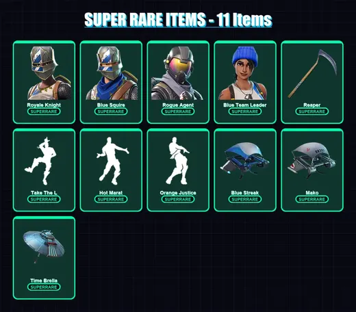 [PC/XBOX] | Royale Knight | Blue Squire | Rogue Agent | Blue Team Leader | Dark Voyager | 12 skin | 24 pickaxe | 29 emote | 32 glider | Lv593 — Game account