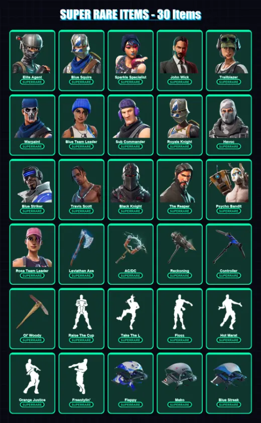 [PS4/PS5/XBOX/PC] | Elite Agent | Blue Squire | Sparkle Specialist | 224 skin | Lv2796