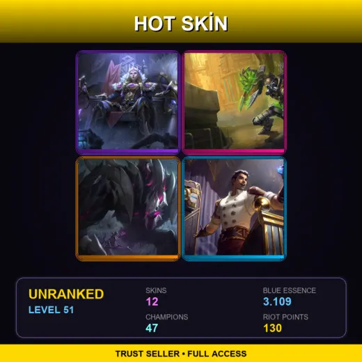 EUW | Victorious Sejuani | Hextech Singed | Old God Malphite | Arcane Inventor Jayce | 12 Skin | 47 Champ | Lv51