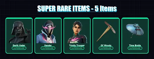[PS4/PS5/XBOX/PC] | Darth Vader | Xander | Trinity Trooper | Mizuki | Malik | 105 skin | 184 pickaxe | 146 emote | 163 glider | Lv3461 — Game account