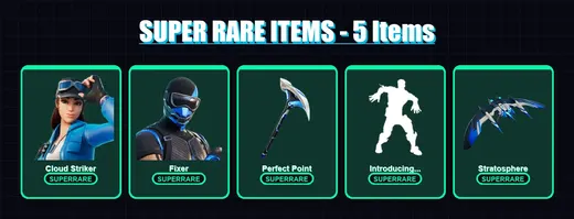 [PC/XBOX] | Cloud Striker | Fixer | Eternal Knight | Fade | Kit | 18 skin | 24 pickaxe | 27 emote | 19 glider | Lv333