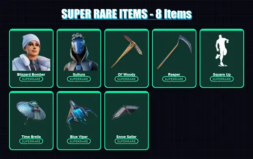 [PS4/PS5/XBOX/PC] | Blizzard Bomber | Sultura | Omegarok | The Imagined | Ronin | 128 skin | 175 pickaxe | 111 emote | 106 glider | Lv1818 — Game account