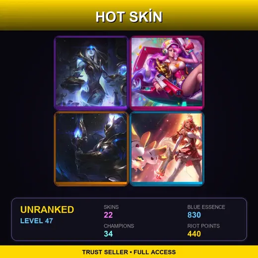 EUW | Cosmic Queen Ashe | Arcade Miss Fortune | Cosmic Defender Xin Zhao | Star Guardian Miss Fortune | 22 Skin | 34 Champ | Lv47