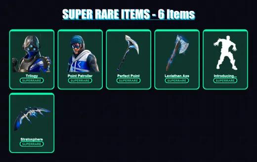 [PC/XBOX/PSN] | Trilogy | Point Patroller | Deadpool | Galaxia | Raz | 74 skin | 81 pickaxe | 50 emote | 55 glider | Lv1146