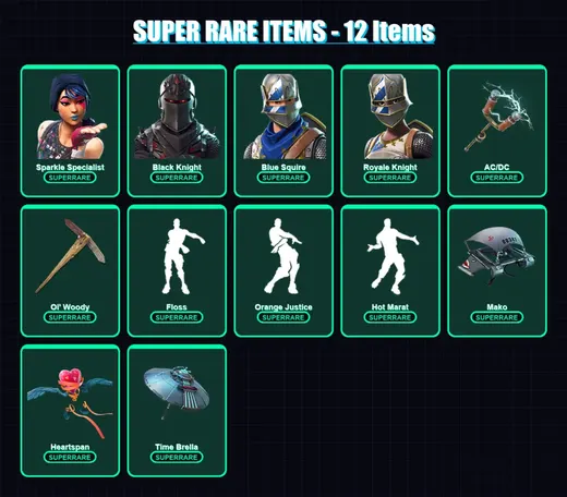 [PC/XBOX] | Sparkle Specialist | Black Knight | Blue Squire | Royale Knight | Predator | 117 skin | 147 pickaxe | 116 emote | 134 glider | Lv2491
