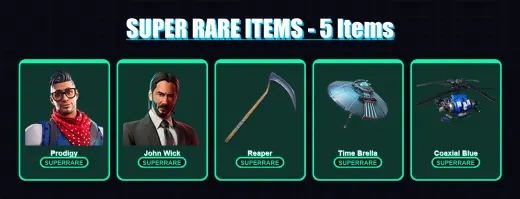 [PS4/PS5/XBOX/PC] | Prodigy | John Wick | Singularity | Hybrid | Fallen Love Ranger | 132 skin | 96 pickaxe | 86 emote | 83 glider | Lv1340