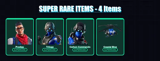 [PC/XBOX/PSN] | Prodigy | Trilogy | Carbon Commando | Rox | Sentinel | 9 skin | 20 pickaxe | 18 emote | 17 glider | Lv320