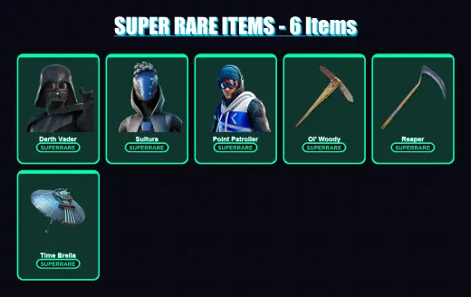 [PS4/PS5/XBOX/PC] | Darth Vader | Sultura | Point Patroller | The Ageless | Kado Thorne | 158 skin | 212 pickaxe | 158 emote | 172 glider | Lv3688