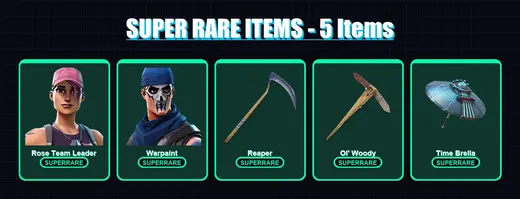 [PC/XBOX/PSN] | Rose Team Leader | Warpaint | Ronin | Catalyst | Fusion | 126 skin | 177 pickaxe | 120 emote | 159 glider | Lv2163