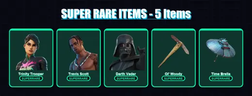 [PC] | Trinity Trooper | Travis Scott | Darth Vader | Predator | Mandalorian | 307 skin | 298 pickaxe | 277 emote | 191 glider | Lv4306