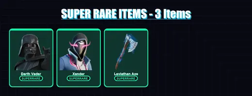 [PC/XBOX/PSN] | Darth Vader | Xander | Snap | The Ageless | Nezumi | 60 skin | 88 pickaxe | 61 emote | 69 glider | Lv1130