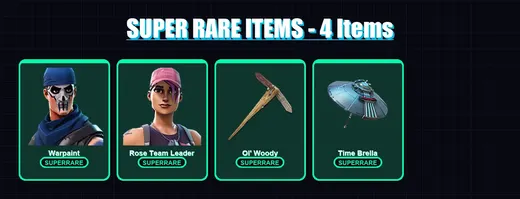 [PC/PSN] | Warpaint | Rose Team Leader | Luxe | Hybrid | Fusion | 93 skin | 88 pickaxe | 82 emote | 93 glider | Lv1141