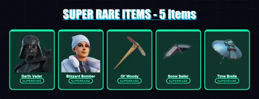 [PS4/PS5/XBOX/PC] | Darth Vader | Blizzard Bomber | Spectra Knight | Vegeta | Omegarok | 151 skin | 200 pickaxe | 152 emote | 156 glider | Lv2421
