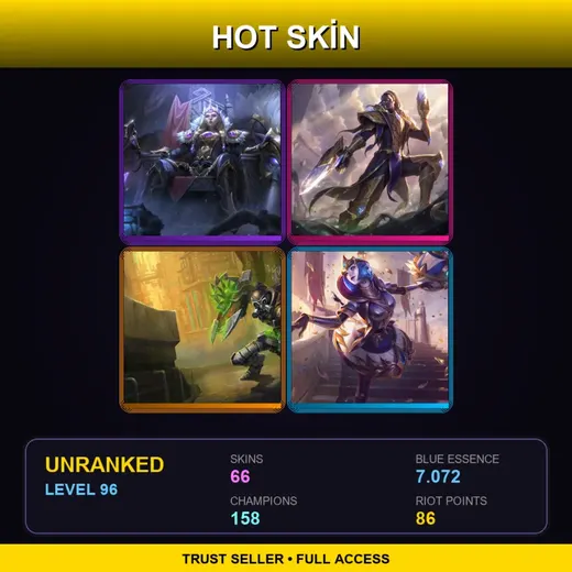 SG | Victorious Sejuani | Victorious Lucian | Hextech Singed | Victorious Orianna | 66 Skin | 158 Champ | Lv96 — Renektoy