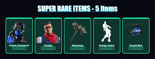 [PC/XBOX/PSN] | Carbon Commando | Prodigy | Zenith | Drift | Calamity | 15 skin | 15 pickaxe | 27 emote | 25 glider | Lv351