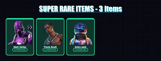 [PC/XBOX/PSN] | Dark Vertex | Travis Scott | Astro Jack | Midas | Fade | 50 skin | 46 pickaxe | 50 emote | 57 glider | Lv770