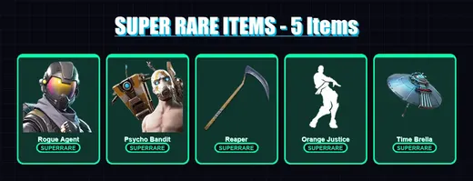 [PC/XBOX/PSN] | Rogue Agent | Psycho Bandit | Ark | Fate | Valor | 29 skin | 25 pickaxe | 38 emote | 26 glider | Lv422