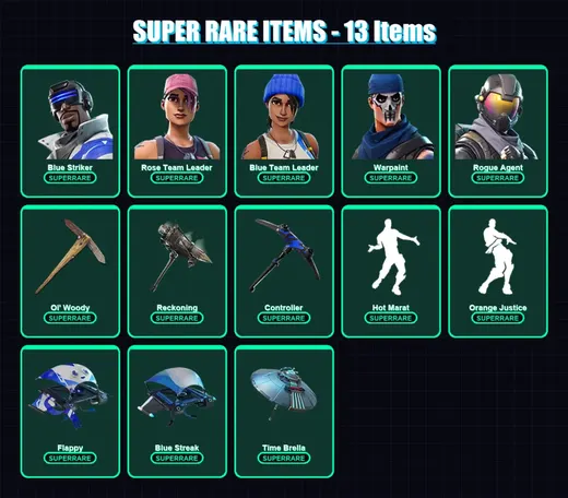 [PS4/PS5/XBOX/PC] | Blue Striker | Rose Team Leader | Blue Team Leader | 93 skin | Lv1441