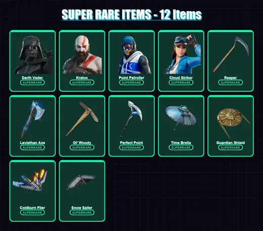 [PS4/PS5/PC] | Darth Vader | Kratos | Point Patroller | Cloud Striker | Menace | 162 skin | 159 pickaxe | 134 emote | 133 glider | Lv1813 — Game account