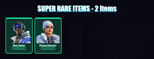 [PS4/PS5/XBOX/PC] | Blue Striker | Blizzard Bomber | Paradigm (Reality-659) | Hope | Solid Snake | 16 skin | 37 pickaxe | 20 emote | 38 glider | Lv4 — Game account