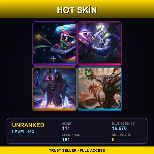 VN | Spirit Blossom Darius | Cosmic Devourer Vladimir | Battle Academia Ezreal | Spirit Blossom Ahri | 111 Skin | 181 Champ | Lv193
