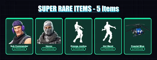[PC] | Sub Commander | Havoc | Carbide | Blackheart | Ragnarok | 51 skin | 51 pickaxe | 45 emote | 49 glider | Lv671