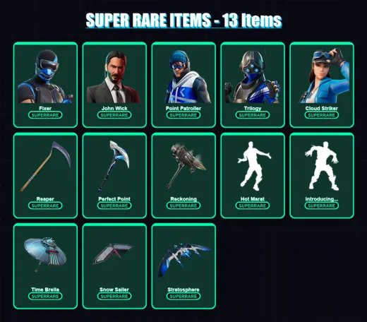 [PC/XBOX] | Fixer | John Wick | Point Patroller | Trilogy | Cloud Striker | 56 skin | 52 pickaxe | 65 emote | 54 glider | Lv903 — Game account