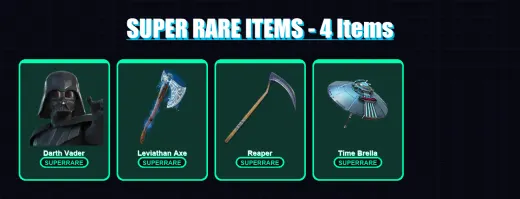 [PC/XBOX] | Darth Vader | The Foundation | Raz | Twyn | Snap | 91 skin | 116 pickaxe | 76 emote | 100 glider | Lv1374