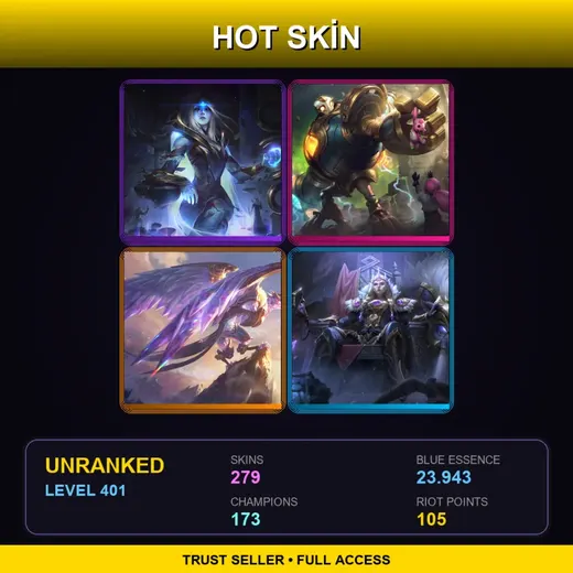 SG | Victorious Blitzcrank | Victorious Anivia | Victorious Sejuani | Victorious Lucian | 279 Skin | 173 Champ | Lv401