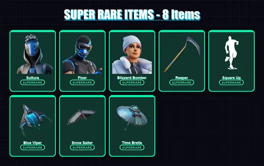 [PS4/PS5/XBOX/PC] | Sultura | Fixer | Blizzard Bomber | Joey | Nezumi | 64 skin | 81 pickaxe | 73 emote | 69 glider | Lv1102