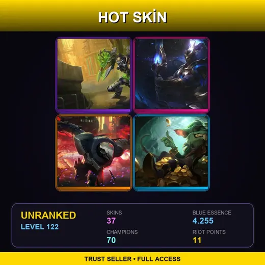 EUNE | Hextech Singed | Cosmic Defender Xin Zhao | PROJECT: Zed | Kingpin Twitch | 37 Skin | 70 Champ | Lv122