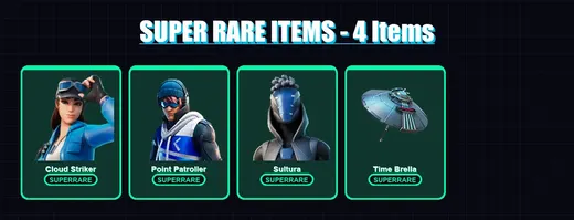 [PS4/PS5/XBOX/PC] | Cloud Striker | Point Patroller | Sultura | Valeria | The Foundation | 98 skin | 139 pickaxe | 104 emote | 111 glider | Lv1816 — Game account