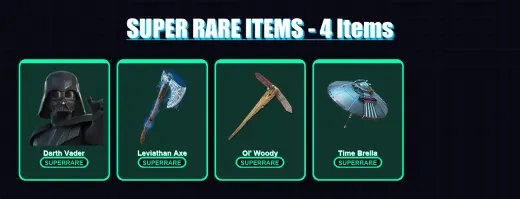 [PC/XBOX/PSN] | Darth Vader | Twyn | Mecha Cuddle Master | Peter Griffin | Spire Assassin | 216 skin | 276 pickaxe | 185 emote | 201 glider | Lv3759