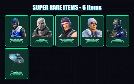 [PS4/PS5/XBOX/PC] | Point Patroller | Havoc | Sub Commander | Blizzard Bomber | Trilogy | 13 skin | 12 pickaxe | 13 emote | 19 glider | Lv287