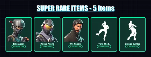 [PS4/PS5/XBOX/PC] | Elite Agent | Rogue Agent | The Reaper | Dark Voyager | Drift | 26 skin | 21 pickaxe | 22 emote | 20 glider | Lv241 — Game account