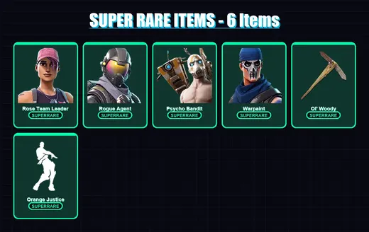 [PC/XBOX/PSN] | Rose Team Leader | Rogue Agent | Psycho Bandit | Warpaint | The Visitor | 33 skin | 24 pickaxe | 21 emote | 19 glider | Lv126 — Game account