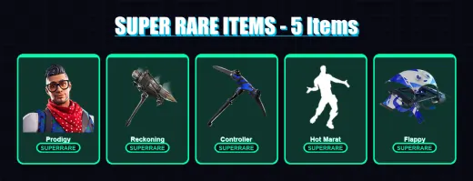 [PC/XBOX/PSN] | Prodigy | Zenith | Singularity | Catalyst | Hybrid | 52 skin | 59 pickaxe | 70 emote | 52 glider | Lv605