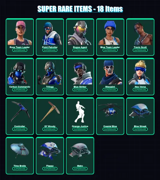 [PS4/PS5/XBOX/PC] | Rose Team Leader | Point Patroller | Rogue Agent | 29 skin | Lv1259